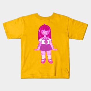 Gore Girl (Pink) Kids T-Shirt